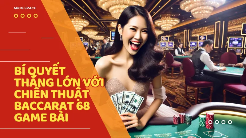 Bí quyết thắng lớn với chiến thuật Baccarat 68 Game Bài