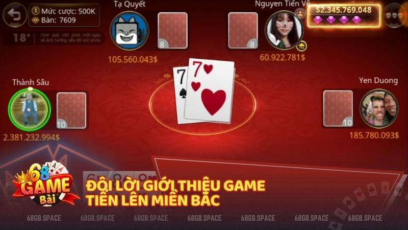 Đôi lời giới thiệu game Tiến Lên Miền Bắc