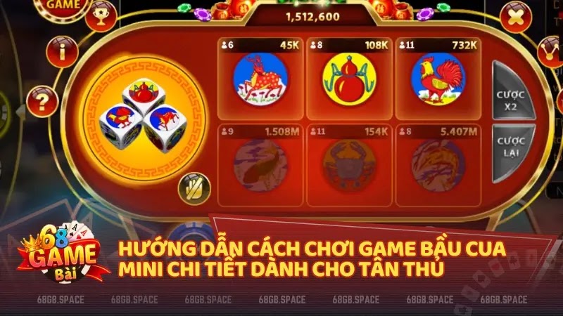 Hướng dẫn cách chơi game Bầu Cua mini chi tiết dành cho tân thủ